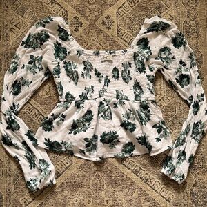 Hollister Floral Blouse